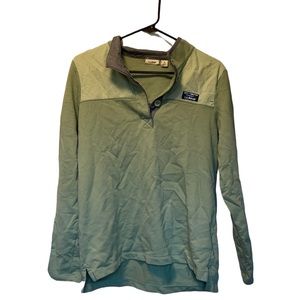 L.L. Been sage green long sleeve crew